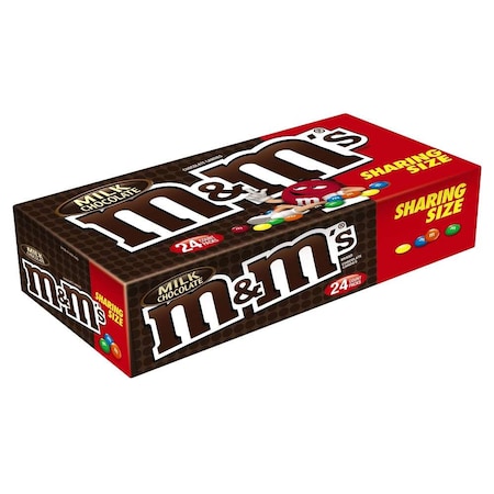 M&Ms M&M's Milk Chocolate 3.14 oz., PK144 108293